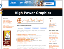 Tablet Screenshot of highpowergraphics.com